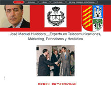 Tablet Screenshot of huidobro.es